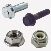 Fasteners for industrial applications including truck body, utility body, and trailers.