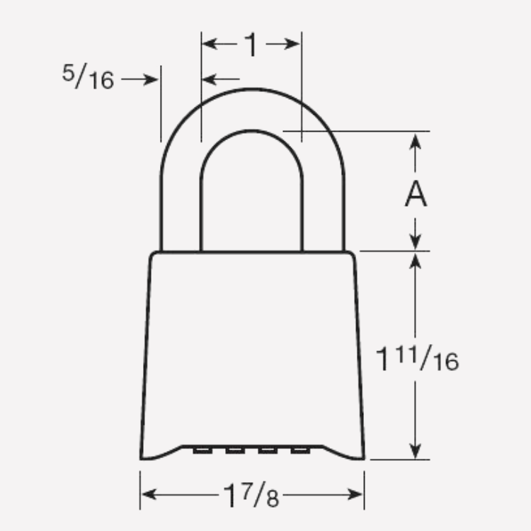 Sesamee 436 Combination Padlock