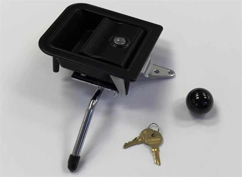 TriMark - Paddle handle latch, heavy-duty, key-locking TriMark - Paddle handle latch, heavy-duty, key-locking